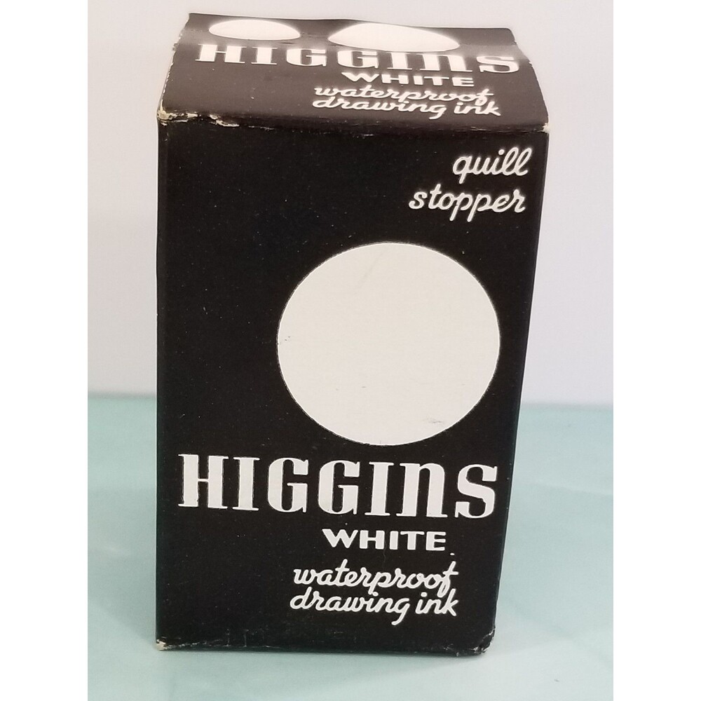 NOS Sealed Higgins American Drawing Ink No. 4265 White
